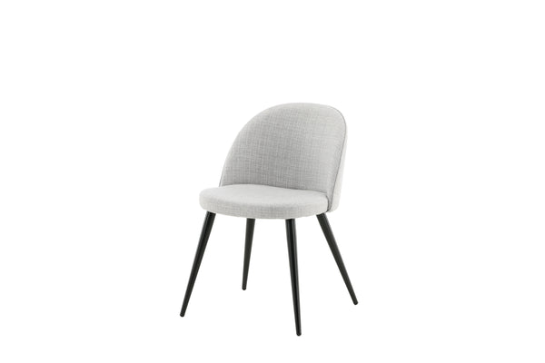 Matstolar VELVET Polyester 77x50x48cm Grå-2st