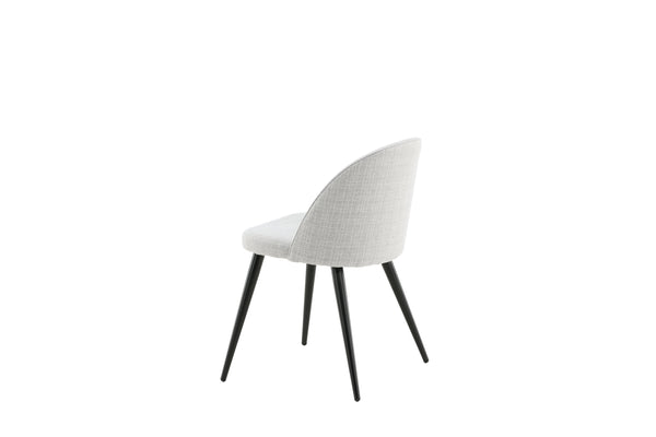 Matstolar VELVET Polyester 77x50x48cm Grå-2st