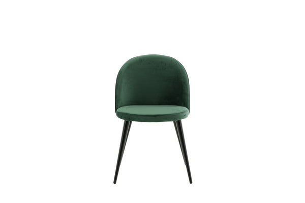 Matstolar VELVET Sammet 76.5x50x57cm Grön-2st