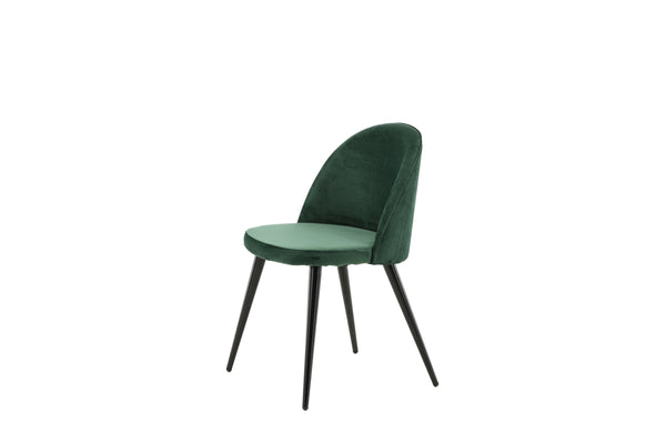 Matstolar VELVET Sammet 76.5x50x57cm Grön-2st