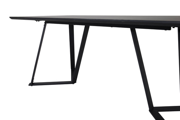 DINING TABLE MARINA MDF 90x180 cm-Black