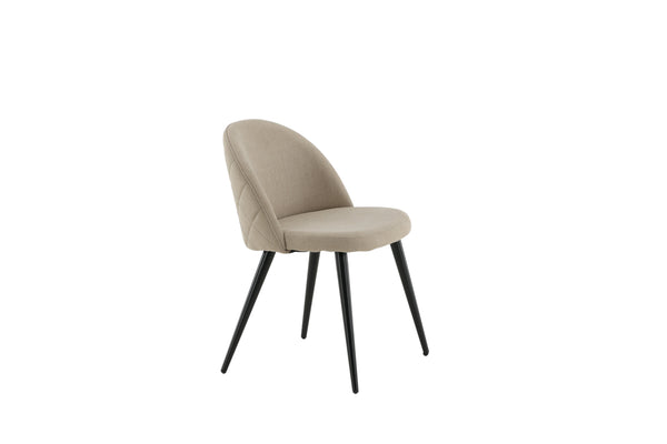 Matstolar VELVET Linen 76.5x50x57cm Beige-2st