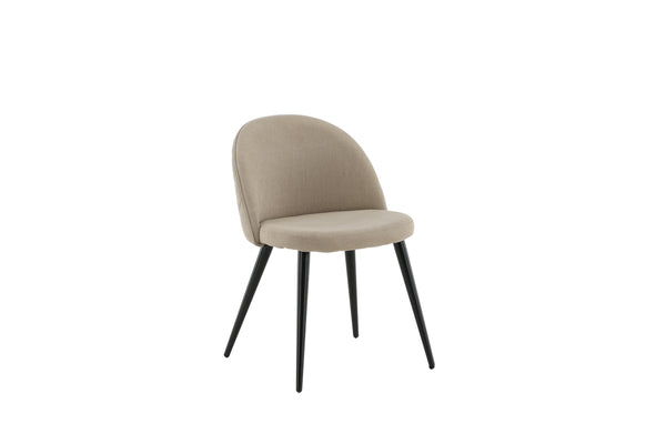 Matstolar VELVET Linen 76.5x50x57cm Beige-2st