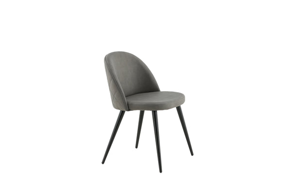 Matstolar VELVET Linen 76.5x50x57cm Grå-2st