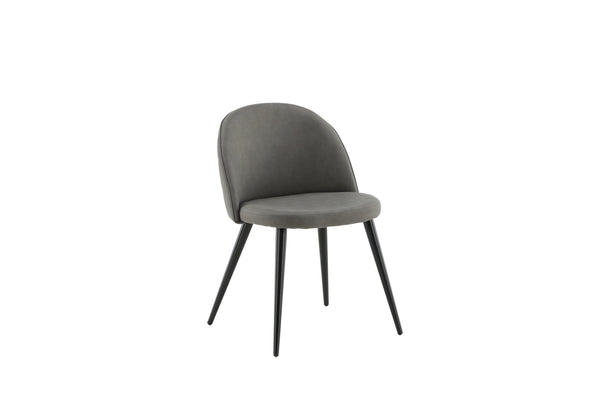 Matstolar VELVET Linen 76.5x50x57cm Grå-2st