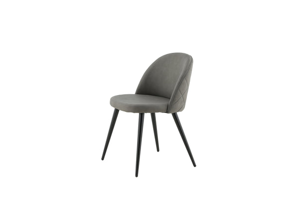 Matstolar VELVET Linen 76.5x50x57cm Grå-2st