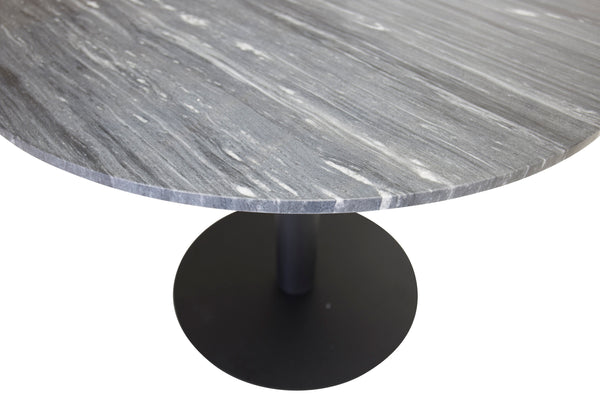 MATBORD ESTELLE Marble ⌀106 cm-Mörkgrå