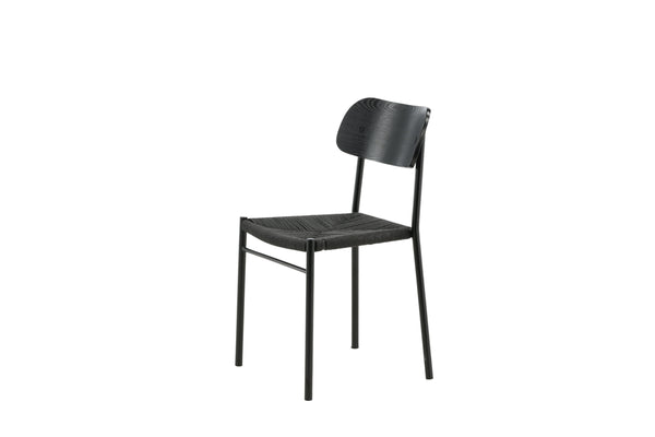 Matstolar POLLY Rattan 88x49x55cm Svart-2st