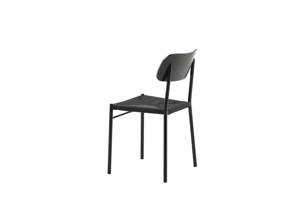 Matstolar POLLY Rattan 88x49x55cm Svart-2st