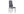 Dining chairs PETRA Polyester 99x42x45cm Dark grey-2pcs
