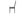 Dining chairs PETRA Polyester 99x42x45cm Dark grey-2pcs