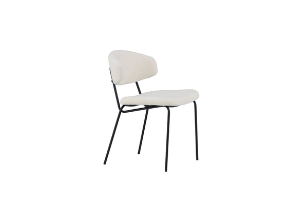 Matstolar CHICO Boucle 2-Pack Vit