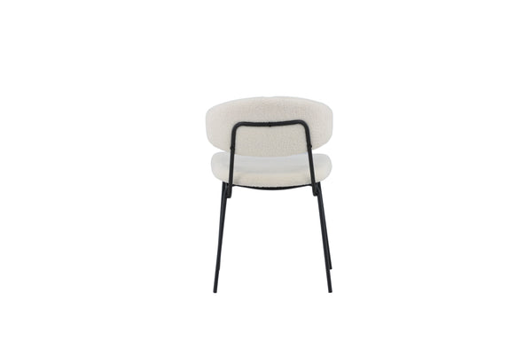 Matstolar CHICO Boucle 2-Pack Vit