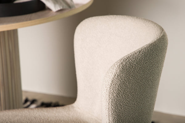 Matstolar MODESTO Boucle 2-Pack Beige