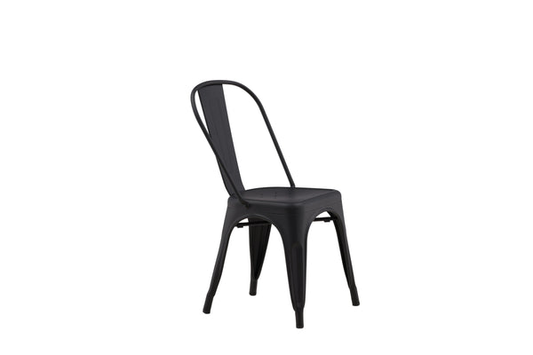 Matstolar TEMPE Stål 85x45x53cm Svart-4st