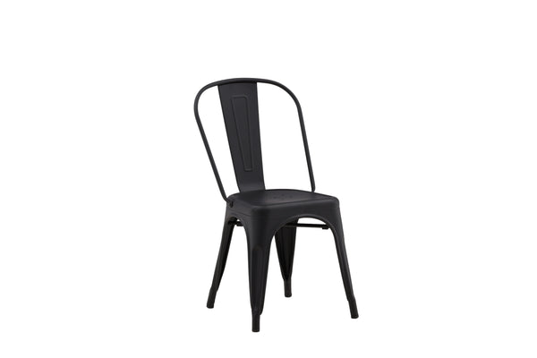 Matstolar TEMPE Stål 85x45x53cm Svart-4st