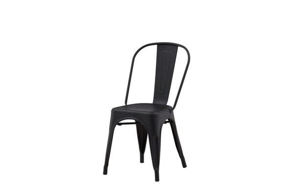 Matstolar TEMPE Stål 85x45x53cm Svart-4st