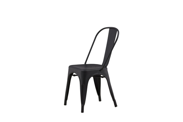 Matstolar TEMPE Stål 85x45x53cm Svart-4st
