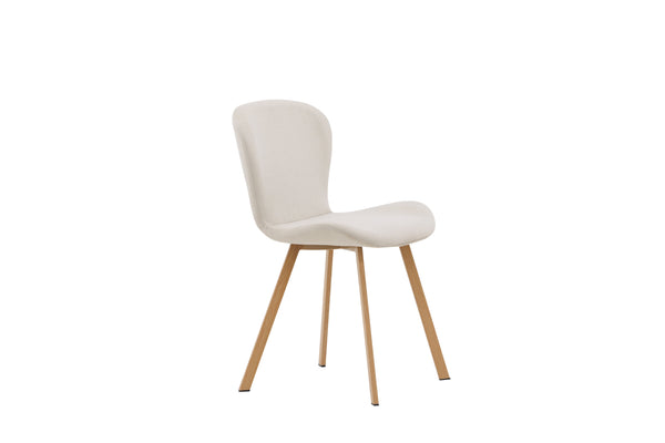 Esszimmerstühle LILJA Leinen 80x48x50cm Beige-2St