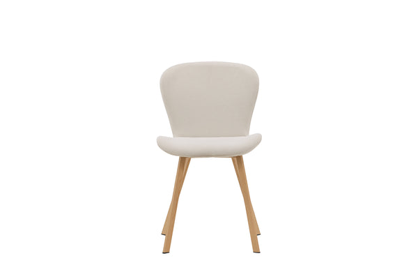 Esszimmerstühle LILJA Leinen 80x48x50cm Beige-2St