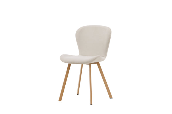 Esszimmerstühle LILJA Leinen 80x48x50cm Beige-2St