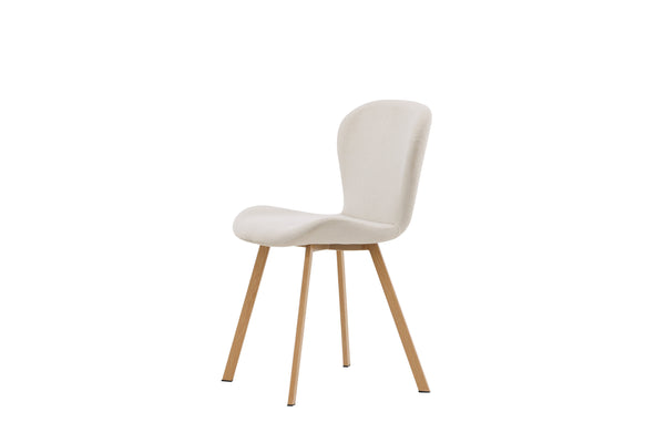 Esszimmerstühle LILJA Leinen 80x48x50cm Beige-2St