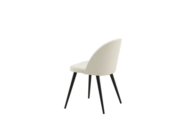Matstolar VELVET Manchester 77x50x48cm Vit-2st