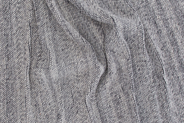 Rechteckiger Teppich GANGA Wolle 240x170cm-Grau