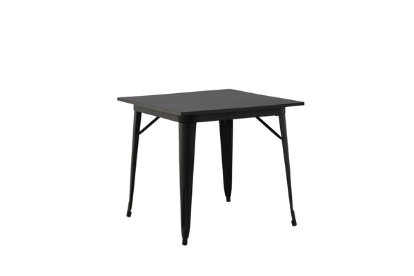 MATBORD TEMPE MDF 80x80 cm-Svart