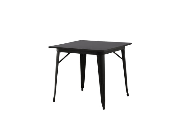 MATBORD TEMPE MDF 80x80 cm-Svart