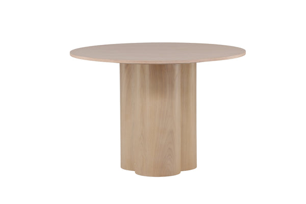 Matbord OLIVIA MDF ⌀110 Vitputsad