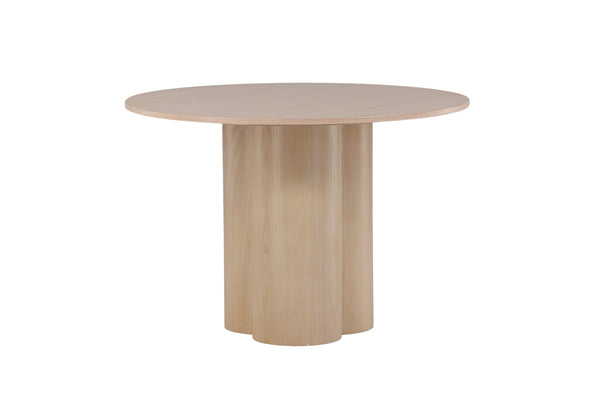 Matbord OLIVIA MDF ⌀110 Vitputsad