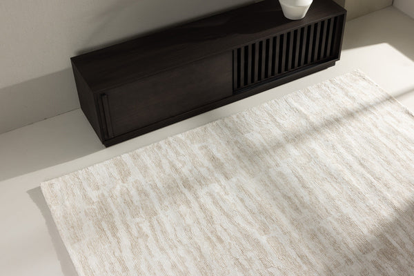 Rektangulär Matta MILOS Polyester 295*395 Beige