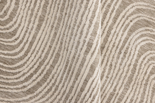 Rund Matta MELLE Polyester ⌀200 Beige