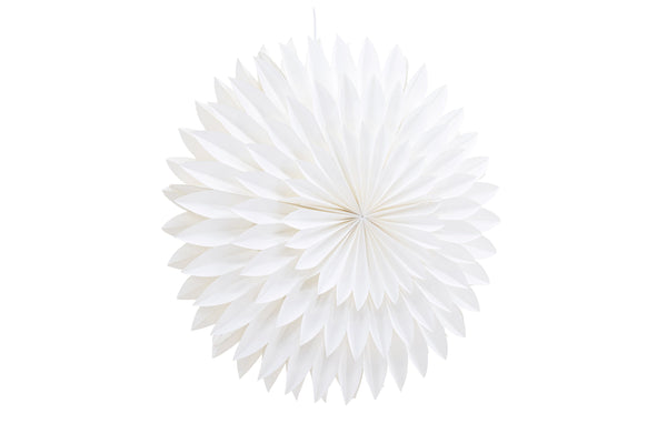 Taklampa STORLIEN Papper E14 ⌀80-Vit