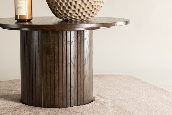 Soffbord BIANCA MDF ⌀80 Mocka