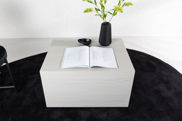 Soffbord YORK 40x80X60cm-MDF Vitputsad