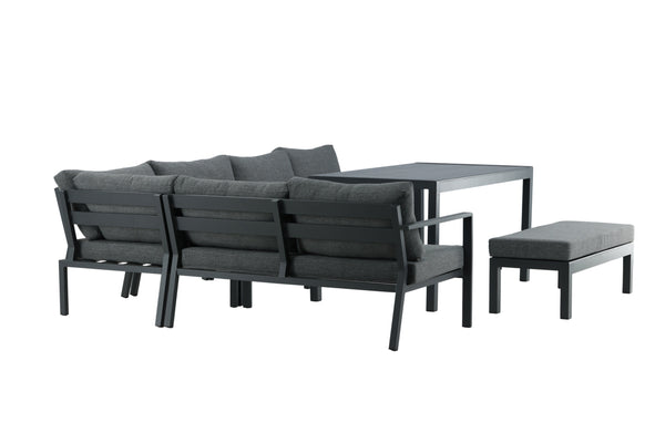 Hörngrupper RAMOS Aluminium Svart