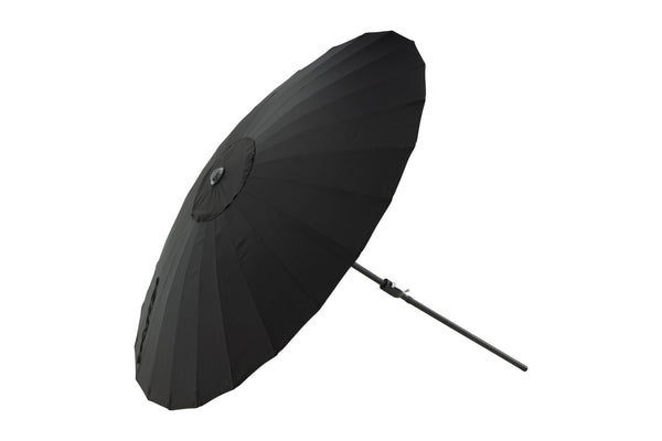 Parasoll PALMETTO Aluminium ⌀270 Svart