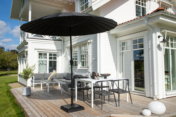 Parasoll PALMETTO Aluminium ⌀270 Svart