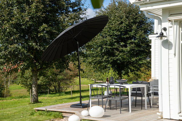 Parasoll PALMETTO Aluminium ⌀270 Svart