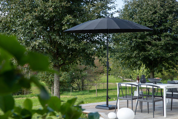 Parasoll PALMETTO Aluminium ⌀270 Svart