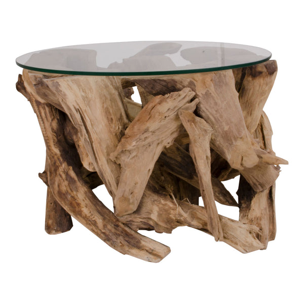 Soffbord GRAND CANYON Teak Ø60x40 cm Natur