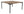 Soffbord LUGANO EK 90x90x45 Natur