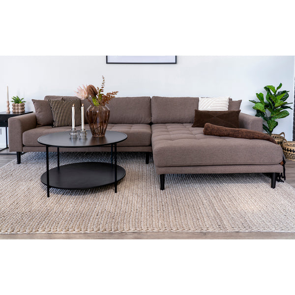 Soffbord VITA Stål Ø80x45 cm Svart