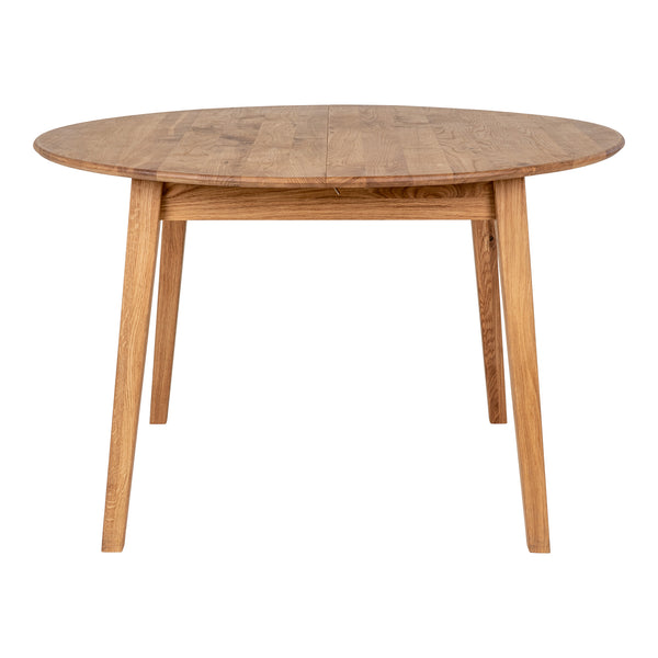 Utdragbar Matbord METZ Oljad ek Ø118x118-158x75 -Natur