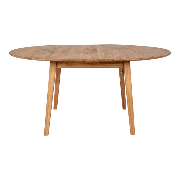 Utdragbar Matbord METZ Oljad ek Ø118x118-158x75 -Natur