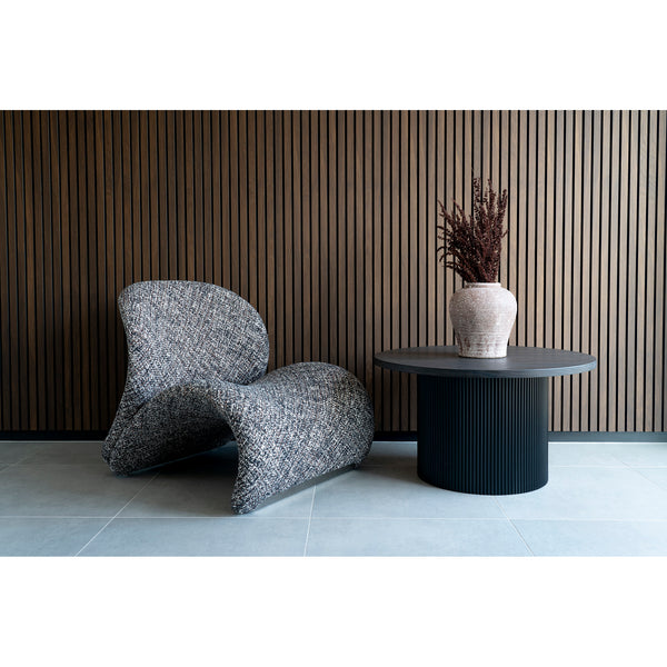 Soffbord BOAVISTA MDF Ø80x45 Mörkbrun