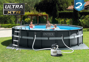 INTEX Ultra XTR Frame Simbassäng ⌀549 x 132 cm