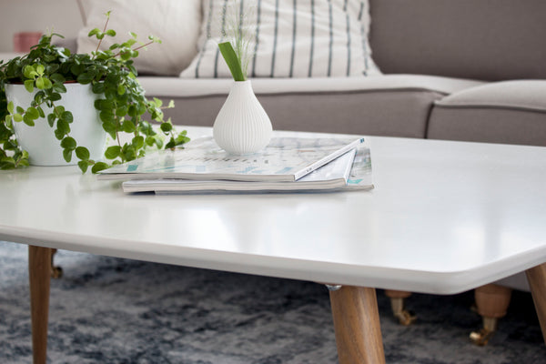 Soffbord PLAZA 70x120cm-MDF Vit